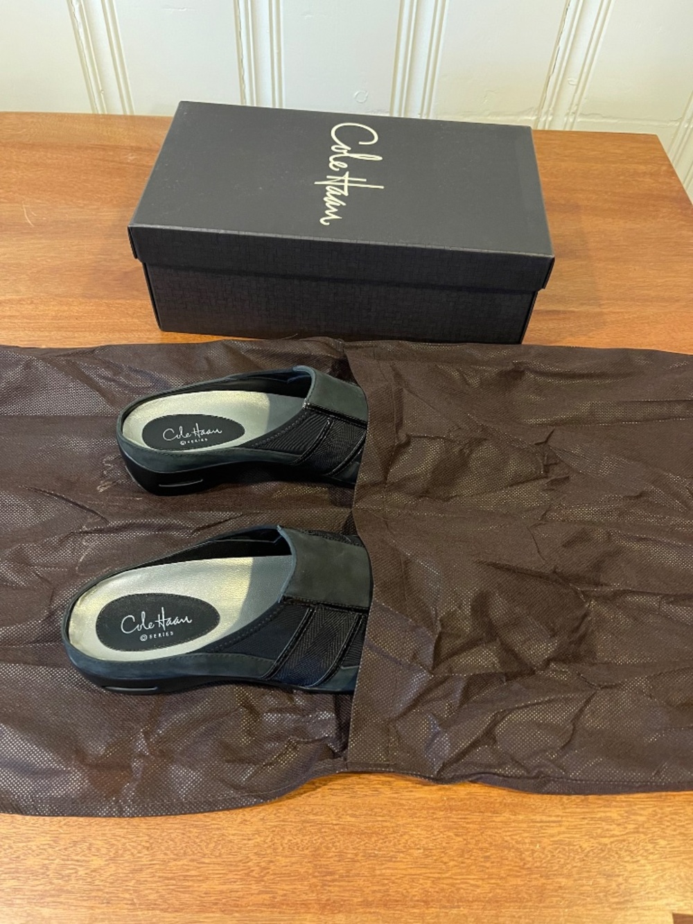 NEW Vintage Cole Haan & Nike Air Zora Shoes Mules Slides Women's 7.5 - Picture 7 of 13
